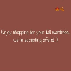 Thanks for shopping my closet !